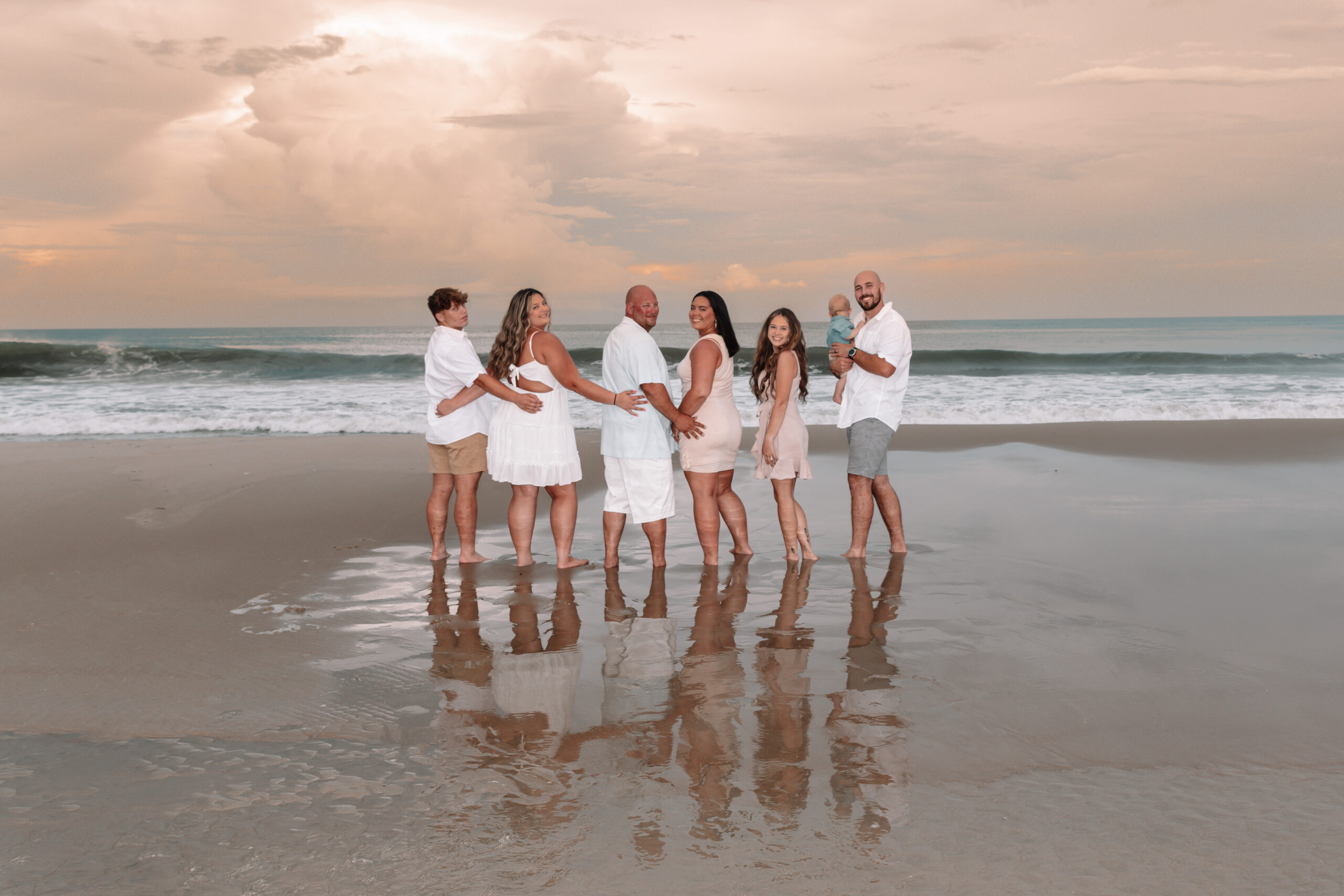 obx family beach photography and weddings mary ks photography obxfamily sunset photo session in corolla nc obx outer banks