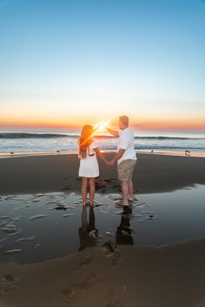 obx family beach photography and weddings mary ks photography obxsunrise session couple obx